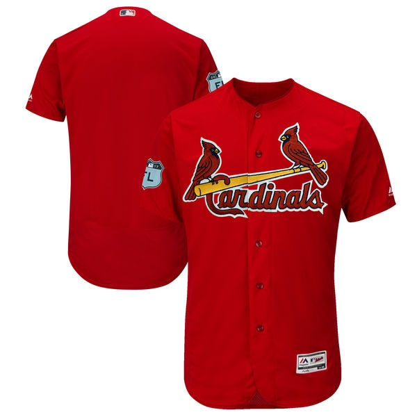 2017 MLB St. Louis Cardinals Blank Red Jerseys->texas rangers->MLB Jersey